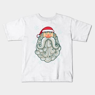 Santa Portrait Kids T-Shirt